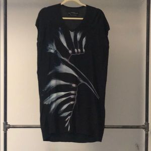 Allsaints printed sweater dress